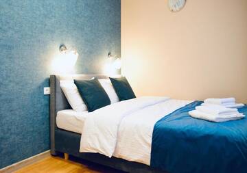 Фото номера Апартаменты с 4 спальнями Апартаменты JessApart– Babka Tower Apartment г. Варшава 9