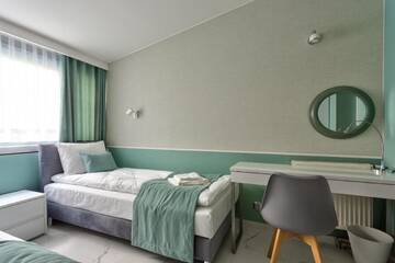 Фото номера Улучшенные апартаменты Апартаменты JessApart– Babka Tower Apartment г. Варшава 8