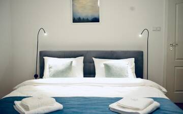 Фото номера Улучшенные апартаменты Апартаменты JessApart– Babka Tower Apartment г. Варшава 16