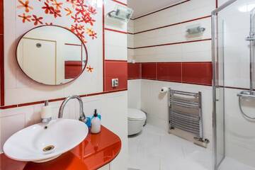 Фото номера Улучшенные апартаменты Апартаменты JessApart– Babka Tower Apartment г. Варшава 15