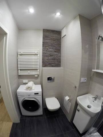 Фото номера Апартаменты Апартаменты Apartament Obrzeżna 3 Deluxe г. Варшава 52