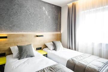 Фото номера Двухместный номер с 2 отдельными кроватями Отель Air Hotel г. Варшава 9