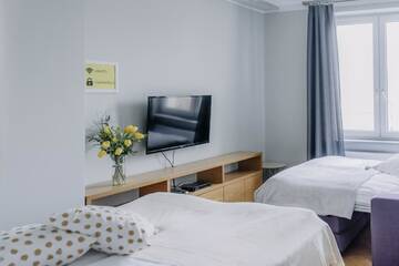 Фото номера Апартаменты с 2 спальнями Апартаменты APARTEL Plac Zbawiciela г. Варшава 10