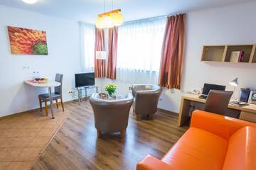 Фото номера Апартаменты с 1 спальней Апарт-отели Warsaw Apartments - Apartamenty Wilanów г. Варшава 6