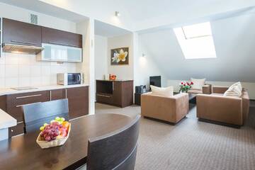 Фото номера Улучшенные апартаменты Апарт-отели Warsaw Apartments - Apartamenty Wilanów г. Варшава 9