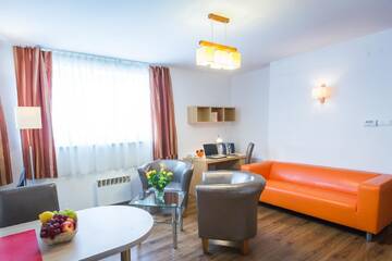 Фото номера Апартаменты с 1 спальней Апарт-отели Warsaw Apartments - Apartamenty Wilanów г. Варшава 10
