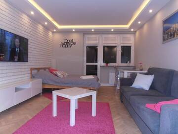 Фото номера Апартаменты-студио - 12/53 Plac Dąbrowskiego Апартаменты Coser Apartamenty Centrum 1 г. Варшава 3