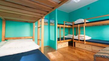 Фото номера Односпальная кровать в общем номере с 6 кроватями Хостелы Hostel Helvetia г. Варшава 5