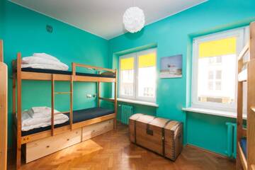 Фото номера Спальное место в 6-местном общем номере Хостелы Hostel Helvetia г. Варшава 5