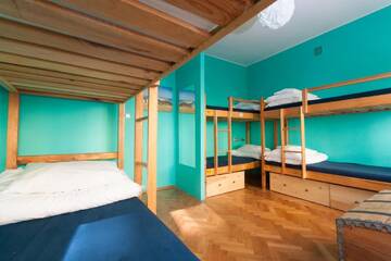 Фото номера Спальное место в 6-местном общем номере Хостелы Hostel Helvetia г. Варшава 6