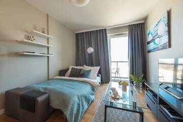 Фото номера Апартаменты с 1 спальней Апартаменты P&amp;O Apartments Mokotów г. Варшава 2