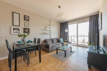 Фото номера Апартаменты с 1 спальней Апартаменты P&amp;O Apartments Mokotów г. Варшава 6