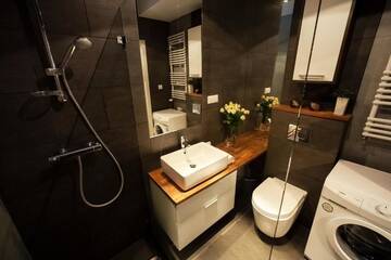 Фото номера Апартаменты (4 взрослых) - 61A Grzybowska Street Апарт-отели Platinum Towers E-Apartments г. Варшава 16