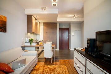 Фото номера Апартаменты (4 взрослых) - 61A Grzybowska Street Апарт-отели Platinum Towers E-Apartments г. Варшава 13