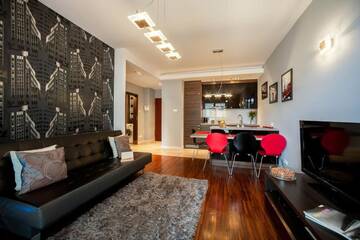 Фото номера Апартаменты (4 взрослых) - 61A Grzybowska Street Апарт-отели Platinum Towers E-Apartments г. Варшава 24