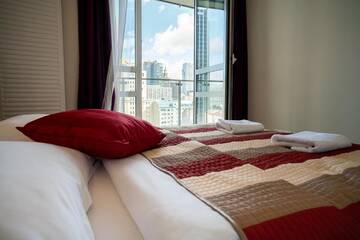 Фото номера Апартаменты (4 взрослых) - 61A Grzybowska Street Апарт-отели Platinum Towers E-Apartments г. Варшава 27