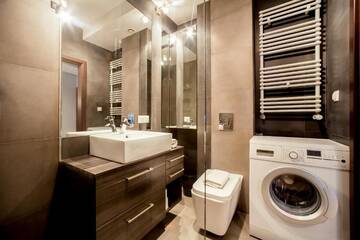 Фото номера Апартаменты (4 взрослых) - 61A Grzybowska Street Апарт-отели Platinum Towers E-Apartments г. Варшава 36