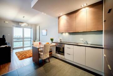 Фото номера Апартаменты (4 взрослых) - 61A Grzybowska Street Апарт-отели Platinum Towers E-Apartments г. Варшава 34