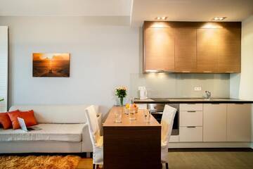 Фото номера Апартаменты (4 взрослых) - 61A Grzybowska Street Апарт-отели Platinum Towers E-Apartments г. Варшава 35