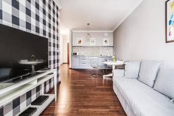 Фото номера Улучшенные апартаменты Апартаменты Triton Park Apartments г. Варшава 5