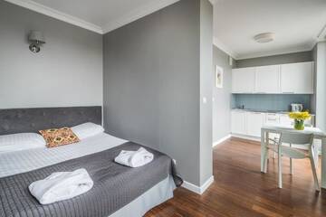 Фото номера Апартаменты (для 1 взрослого) Апартаменты Triton Park Apartments г. Варшава 2
