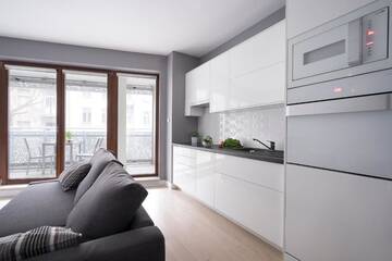 Фото номера Апартаменты с балконом - ul. Wronia 45 Апартаменты P&amp;O Apartments Plac Europejski г. Варшава 9