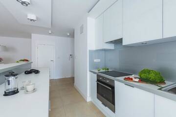 Фото номера Апартаменты с 1 спальней Апартаменты P&amp;O Apartments Plac Europejski г. Варшава 10