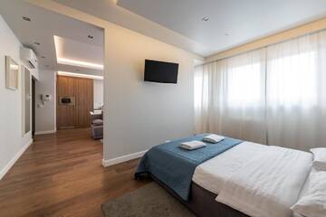 Фото номера Апартаменты с 1 спальней Апартаменты P&amp;O Apartments Plac Europejski г. Варшава 14