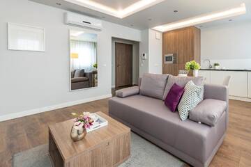 Фото номера Апартаменты с 1 спальней Апартаменты P&amp;O Apartments Plac Europejski г. Варшава 16