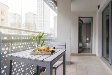 Фото номера Апартаменты с балконом - ul. Wronia 45 Апартаменты P&amp;O Apartments Plac Europejski г. Варшава 8