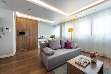 Фото номера Апартаменты с 1 спальней Апартаменты P&amp;O Apartments Plac Europejski г. Варшава 3