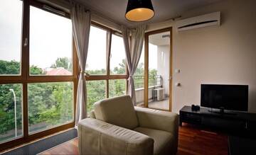 Фото номера Апартаменты (для 2-4 взрослых) Апартаменты Executive Suites Galeria Park г. Варшава 38