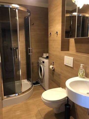 Фото номера Апартаменты с балконом Апартаменты NWW Apartamenty г. Варшава 3