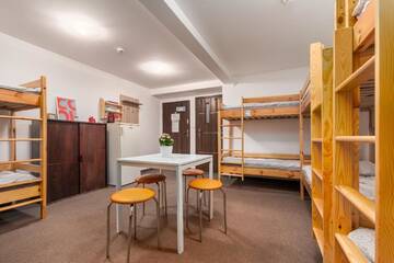 Фото номера Односпальная кровать в общем номере с 10 кроватями Хостелы Luxhostel24 Warsaw г. Варшава 2