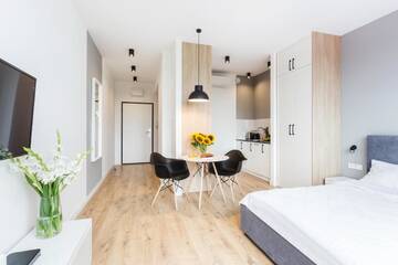 Фото номера Номер-студио Апарт-отели S6 by Platinum Residence г. Варшава 2