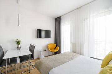 Фото номера Стандартные апартаменты Апарт-отели Varsovia Apartamenty Kasprzaka г. Варшава 10