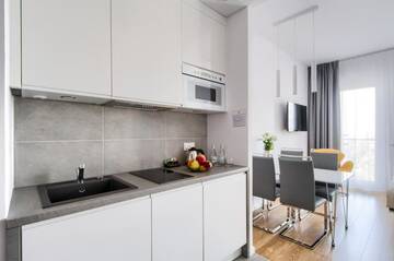 Фото номера Стандартные апартаменты Апарт-отели Varsovia Apartamenty Kasprzaka г. Варшава 11
