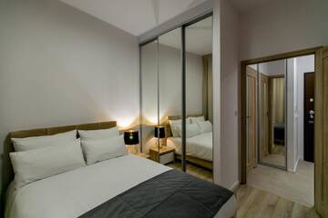 Фото номера Улучшенные апартаменты Апарт-отели Varsovia Apartamenty Kasprzaka г. Варшава 6
