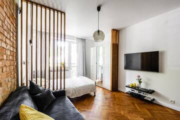 Фото номера Апартаменты с балконом Апартаменты Central Station Apartments г. Варшава 15