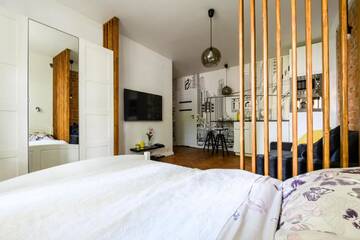 Фото номера Апартаменты с балконом Апартаменты Central Station Apartments г. Варшава 7