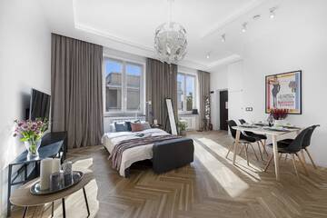 Фото номера Апартаменты с 1 спальней Апартаменты P&amp;O Apartments Metro Politechnika г. Варшава 32