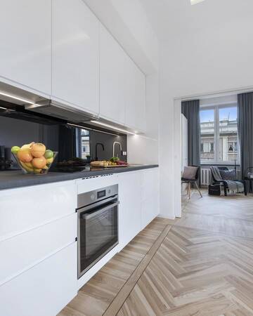 Фото номера Апартаменты с 1 спальней Апартаменты P&amp;O Apartments Metro Politechnika г. Варшава 24