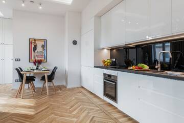 Фото номера Апартаменты с 1 спальней Апартаменты P&amp;O Apartments Metro Politechnika г. Варшава 26