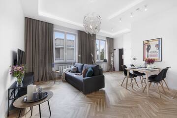 Фото номера Апартаменты с 1 спальней Апартаменты P&amp;O Apartments Metro Politechnika г. Варшава 27