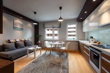 Фото номера Апартаменты с 1 спальней Апартаменты Warsaw - Aparts - Manhattan Mokotów г. Варшава 6