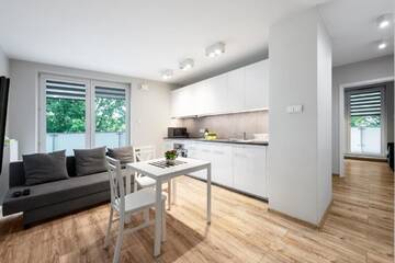 Фото номера Апартаменты с 1 спальней и террасой Апартаменты Warsaw - Aparts - Manhattan Mokotów г. Варшава 6