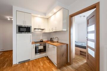 Фото номера Апартаменты с 1 спальней Апартаменты Warsaw - Aparts - Manhattan Mokotów г. Варшава 5