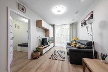 Фото номера Апартаменты с 1 спальней и террасой Апартаменты Warsaw - Aparts - Manhattan Mokotów г. Варшава 9