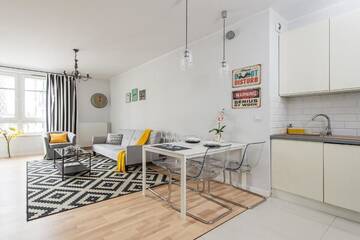 Фото номера Двухместный номер-студио Делюкс с 1 кроватью Апартаменты P&amp;O Apartments Komfort Apartament - Mokotów г. Варшава 72
