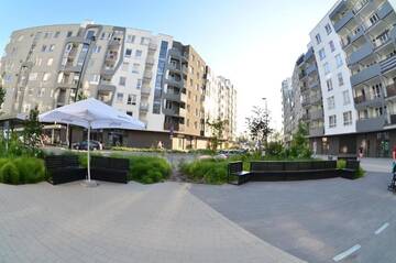 Фото номера Двухместный номер-студио Делюкс с 1 кроватью Апартаменты P&amp;O Apartments Komfort Apartament - Mokotów г. Варшава 52